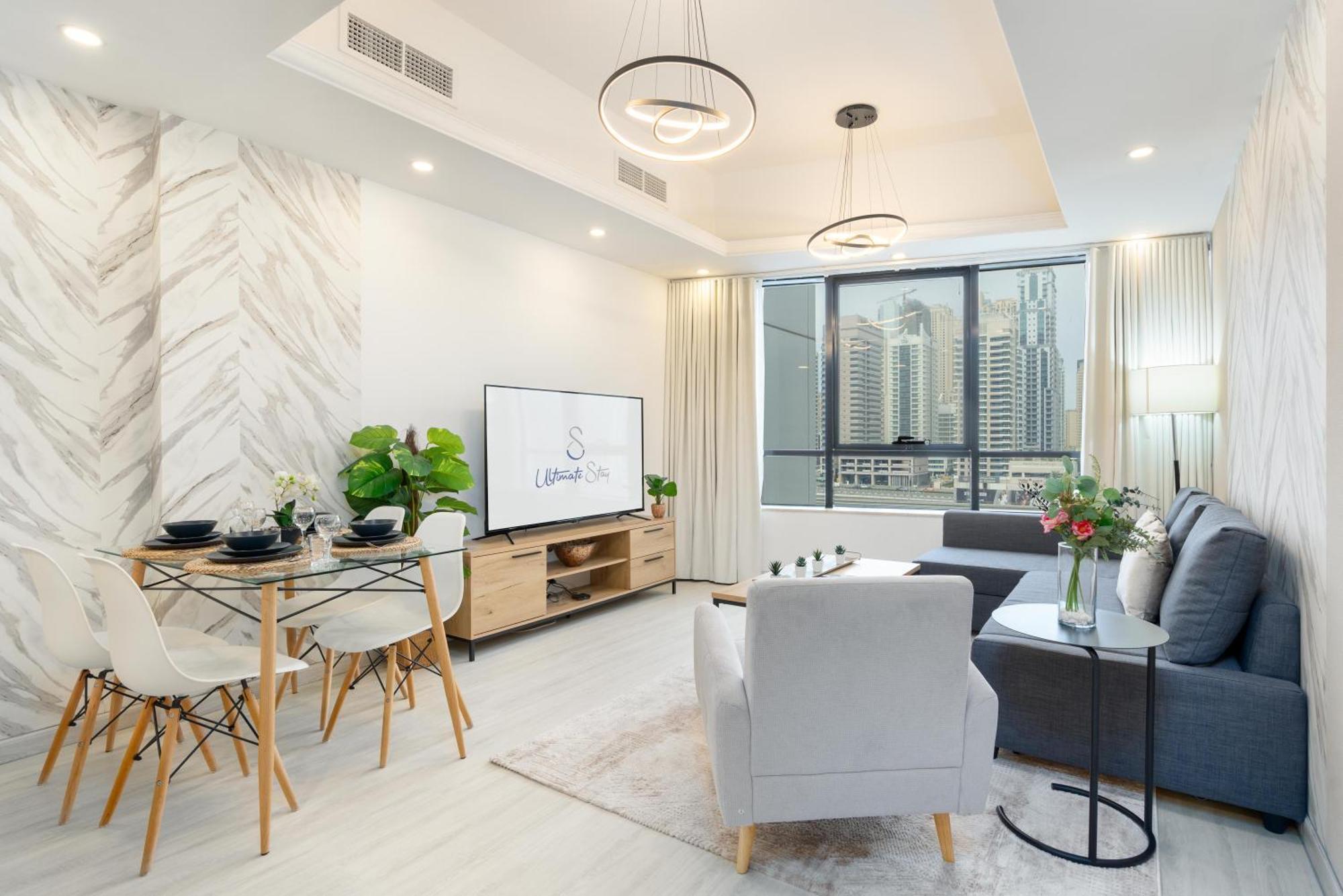 Modern 1Br Apartment In Jlt Next To Metro With City Views Dubai Exterior photo